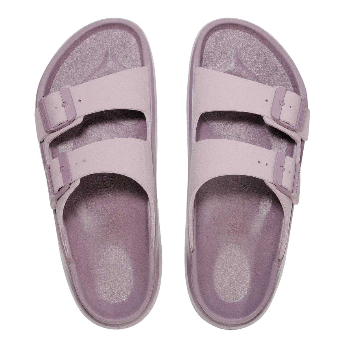 Violet - Back - Birkenstock Womens-Ladies Mogami Twin Buckle Sandals