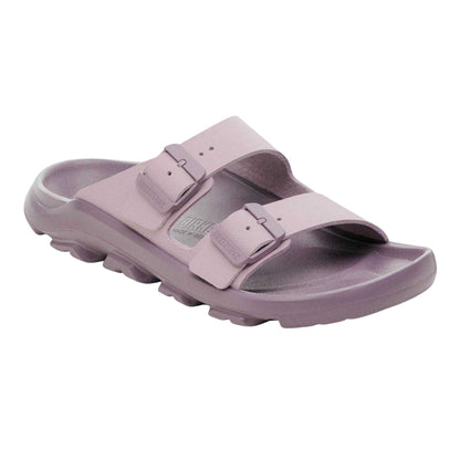 Violet - Side - Birkenstock Womens-Ladies Mogami Twin Buckle Sandals