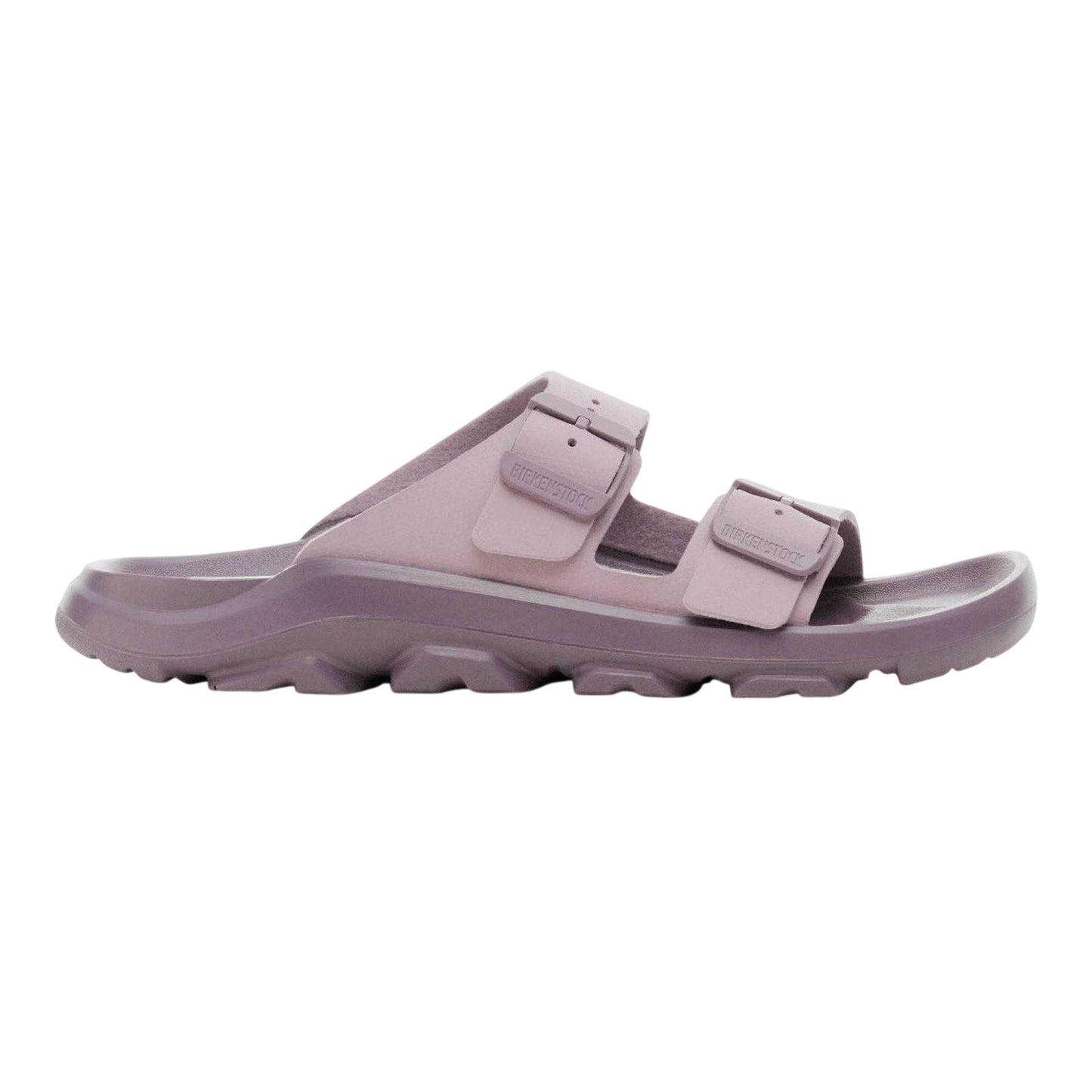 Violet - Front - Birkenstock Womens-Ladies Mogami Twin Buckle Sandals