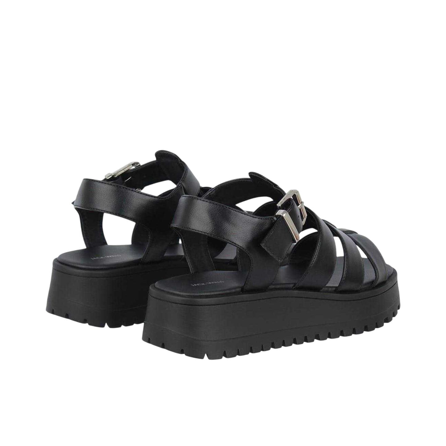 Black - Back - Jack Wills Womens-Ladies Gladiator Sandals