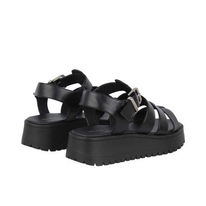 Black - Back - Jack Wills Womens-Ladies Gladiator Sandals