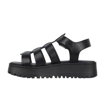 Black - Side - Jack Wills Womens-Ladies Gladiator Sandals