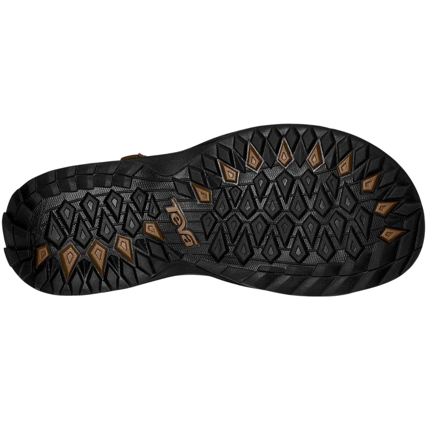 Brown - Side - Teva Womens-Ladies Walking Sandals