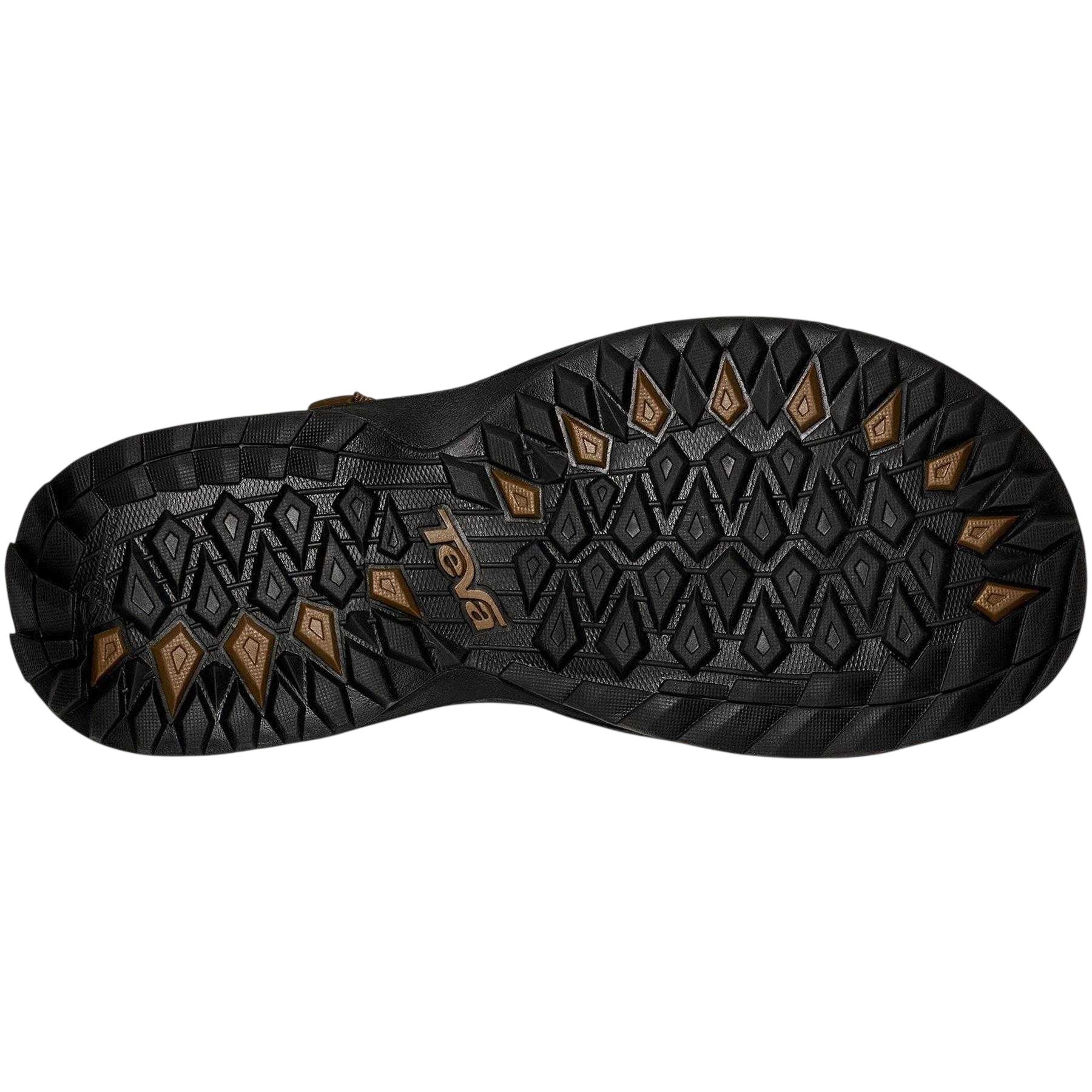 Brown - Side - Teva Womens-Ladies Walking Sandals