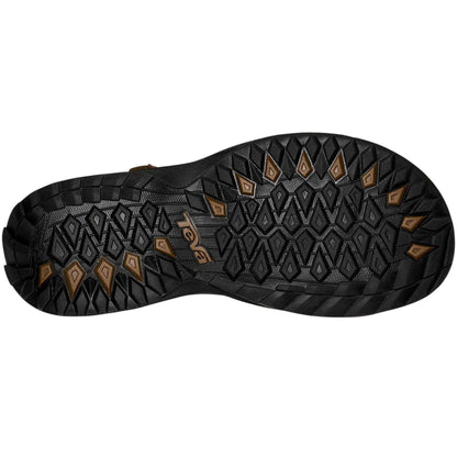 Brown - Side - Teva Womens-Ladies Walking Sandals