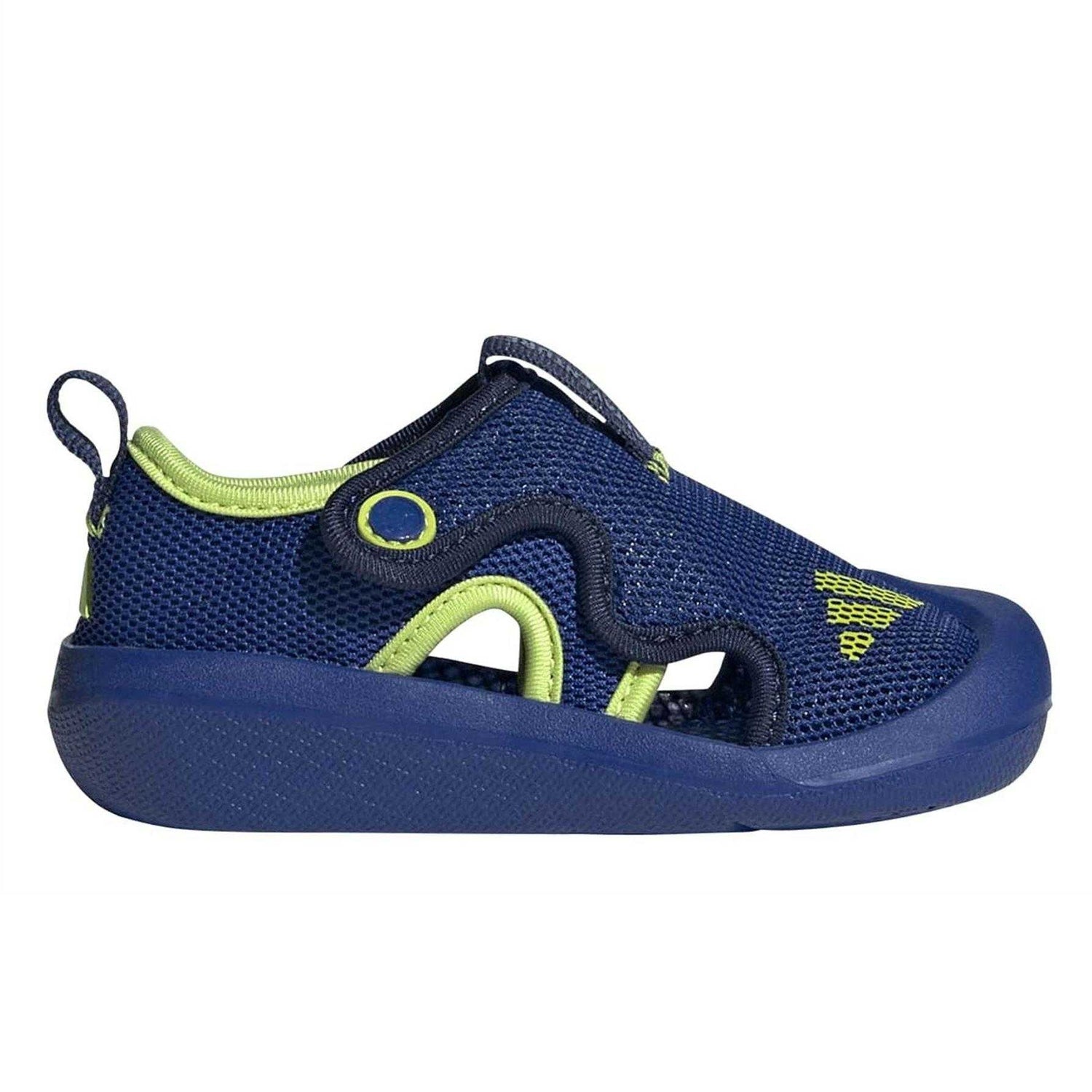 Team Royal Blue - Front - Adidas Baby Altaventure Adjustable Strap Flat Sports Sandals