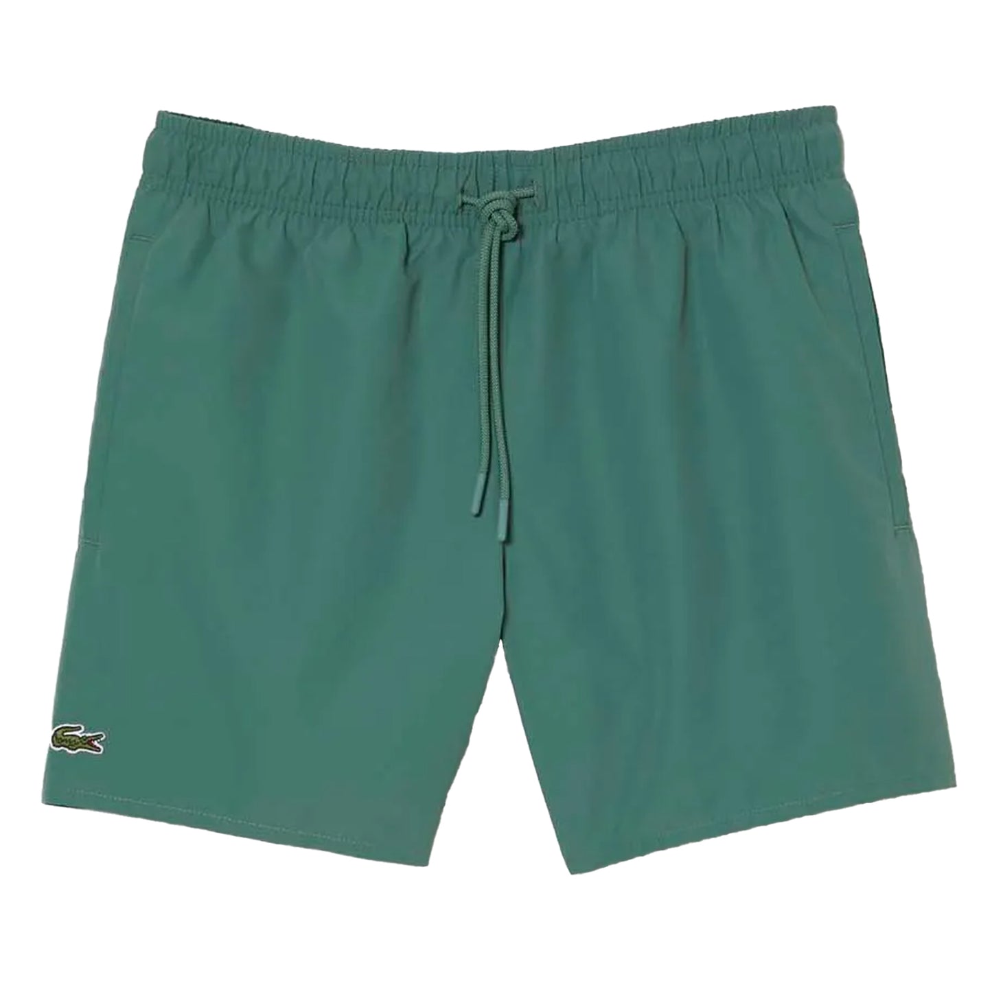 Green - Front - Lacoste Mens Quick Dry Swim Shorts