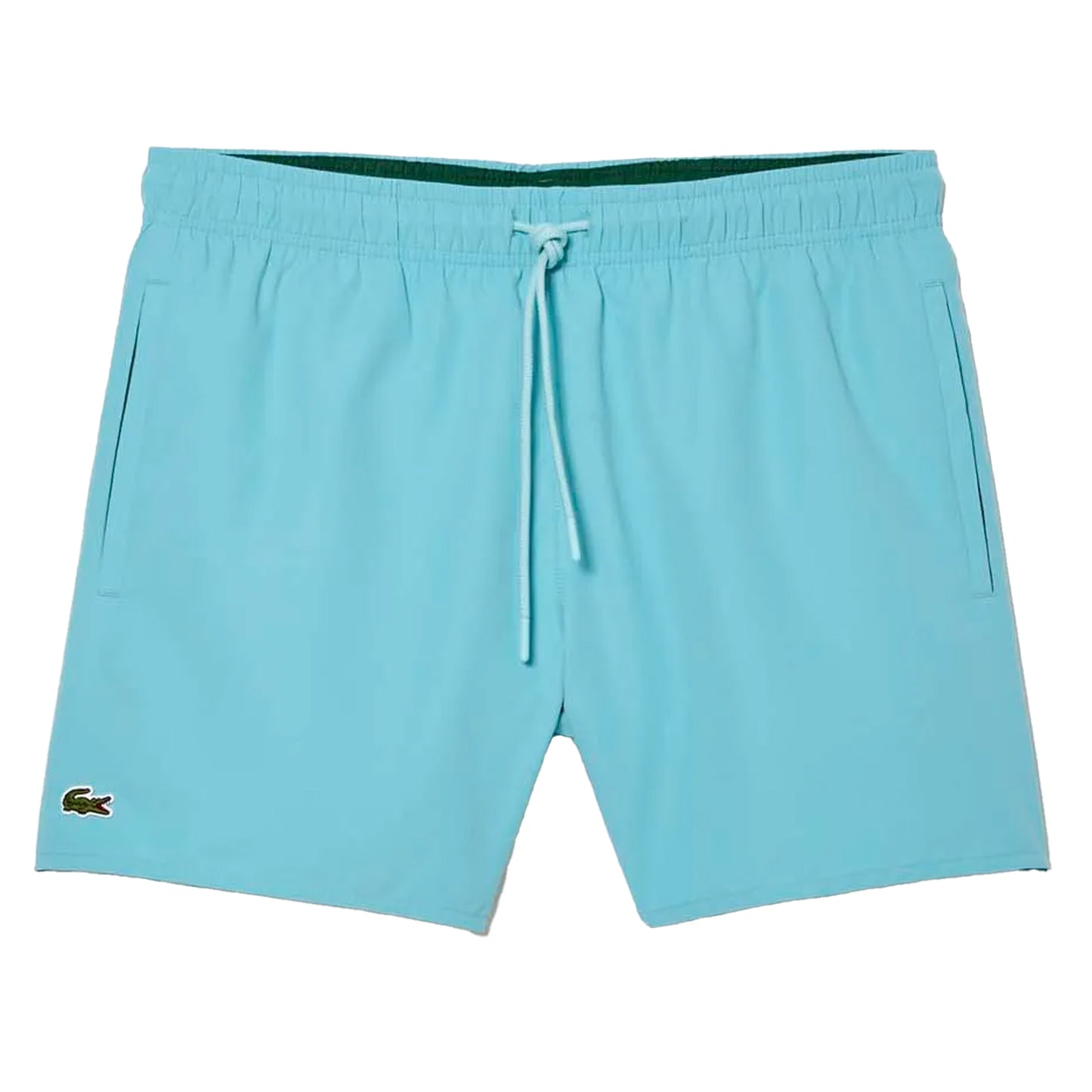 Blue - Front - Lacoste Mens Quick Dry Swim Shorts