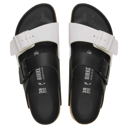 Black - Side - Birkenstock Womens-Ladies Arizona Split B Split Open Toe Flat Sandals