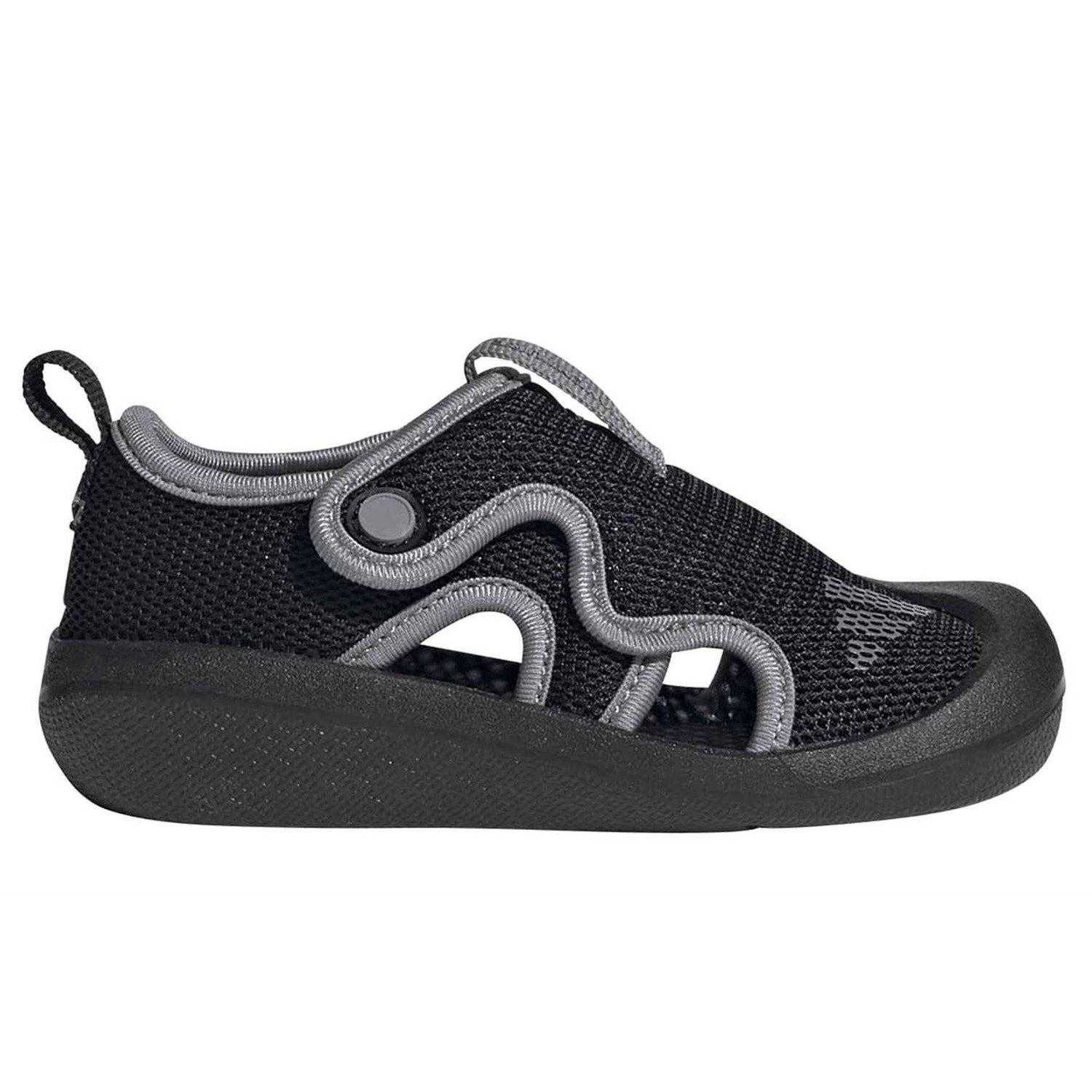 Core Black-Grey - Front - Adidas Childrens-Kids Altaventure Sports Sandals