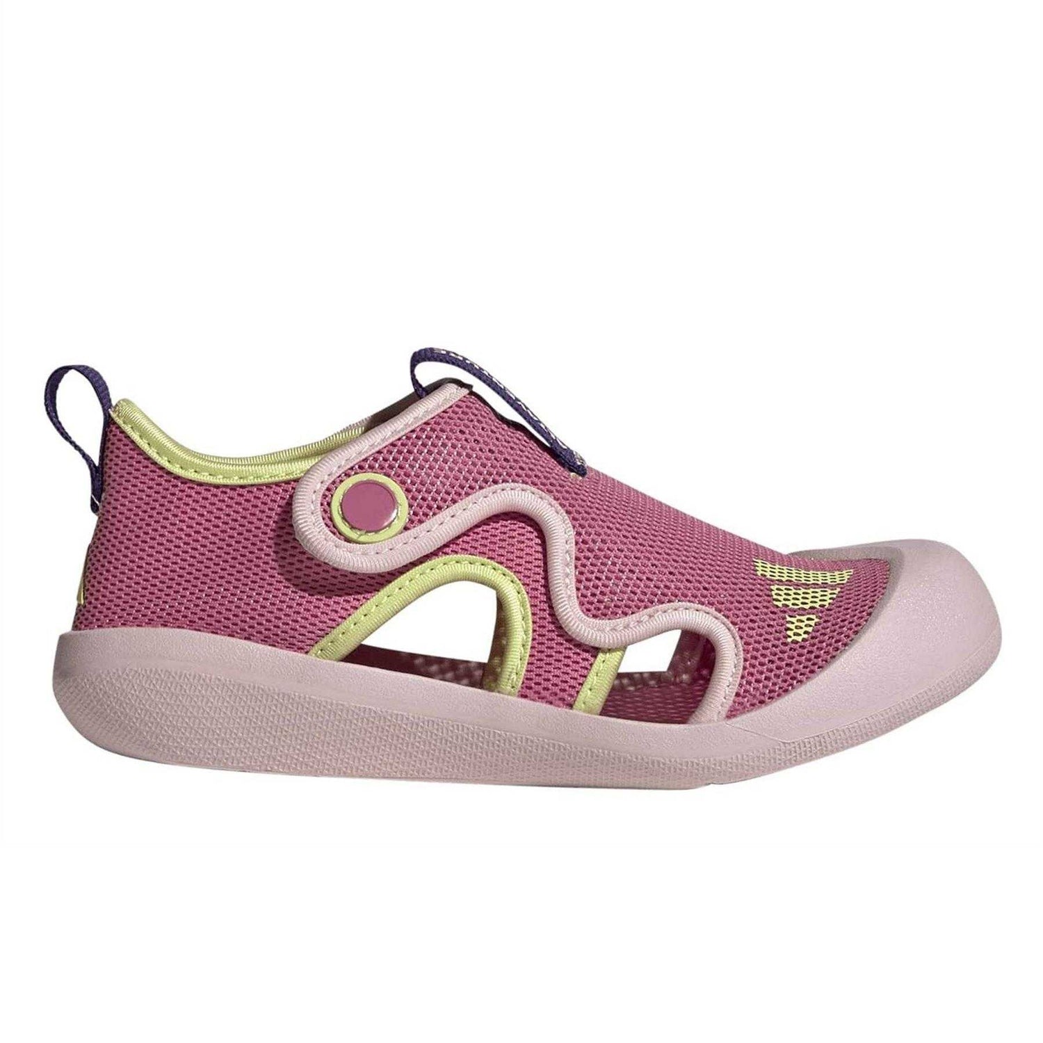 Clear-Pink - Front - Adidas Childrens-Kids Altaventure Water Shoes