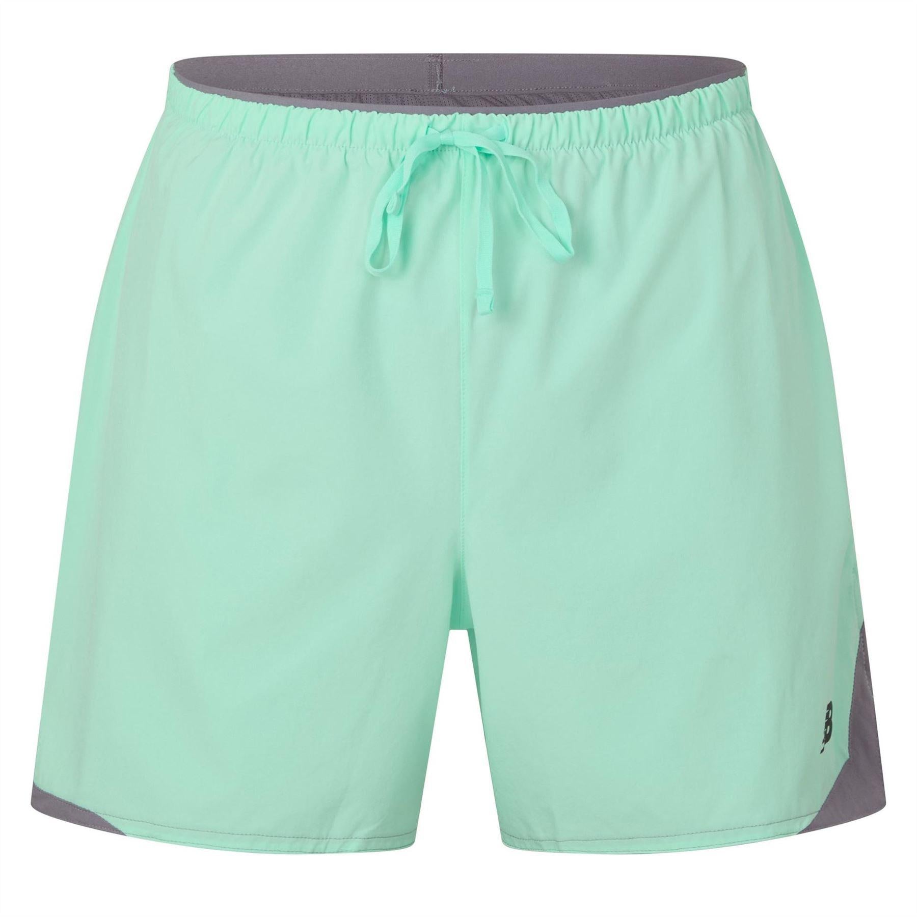 Mint - Front - New Balance Mens 5 in 1 Running Shorts