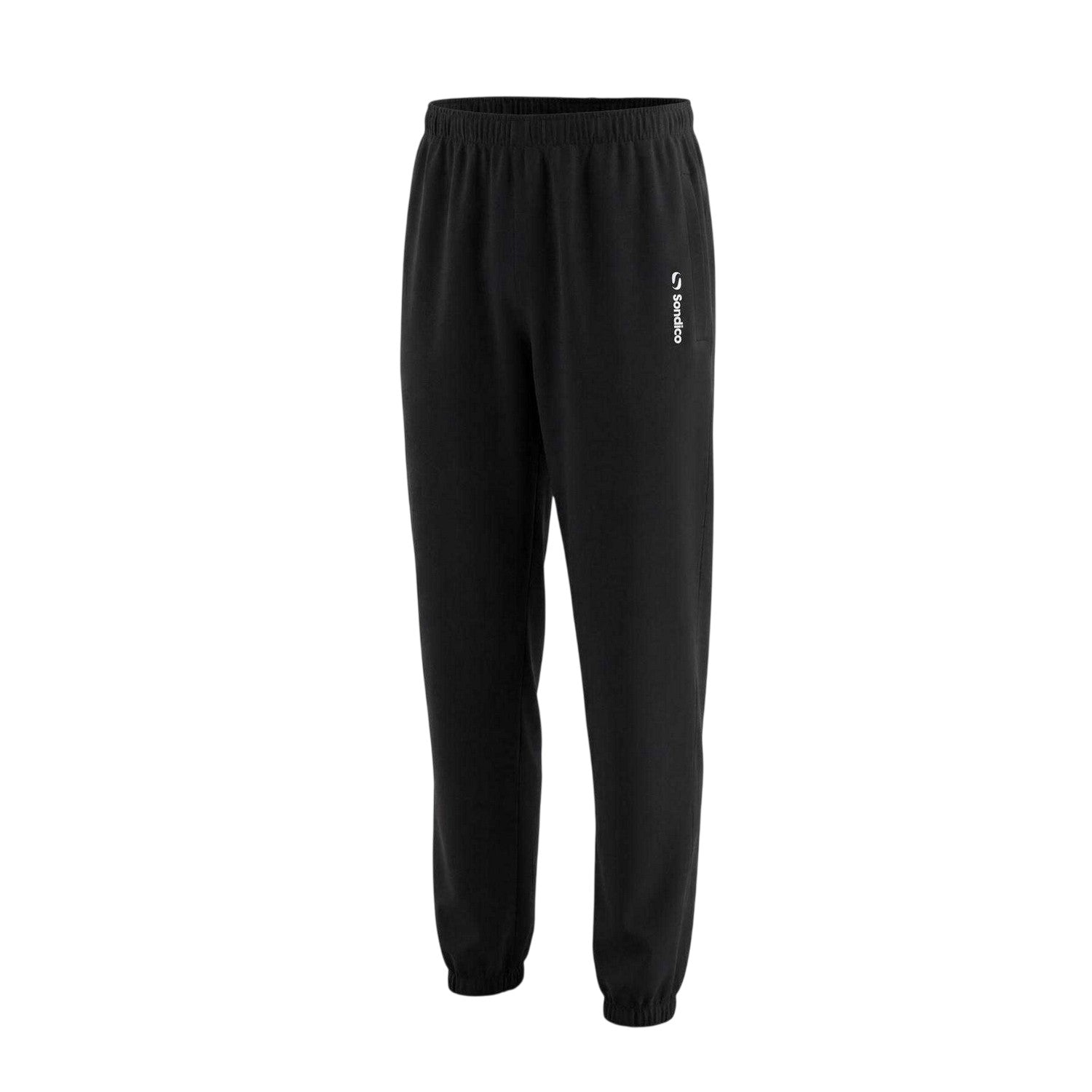 Black - Side - Sondico Mens Waterproof Jogging Bottoms