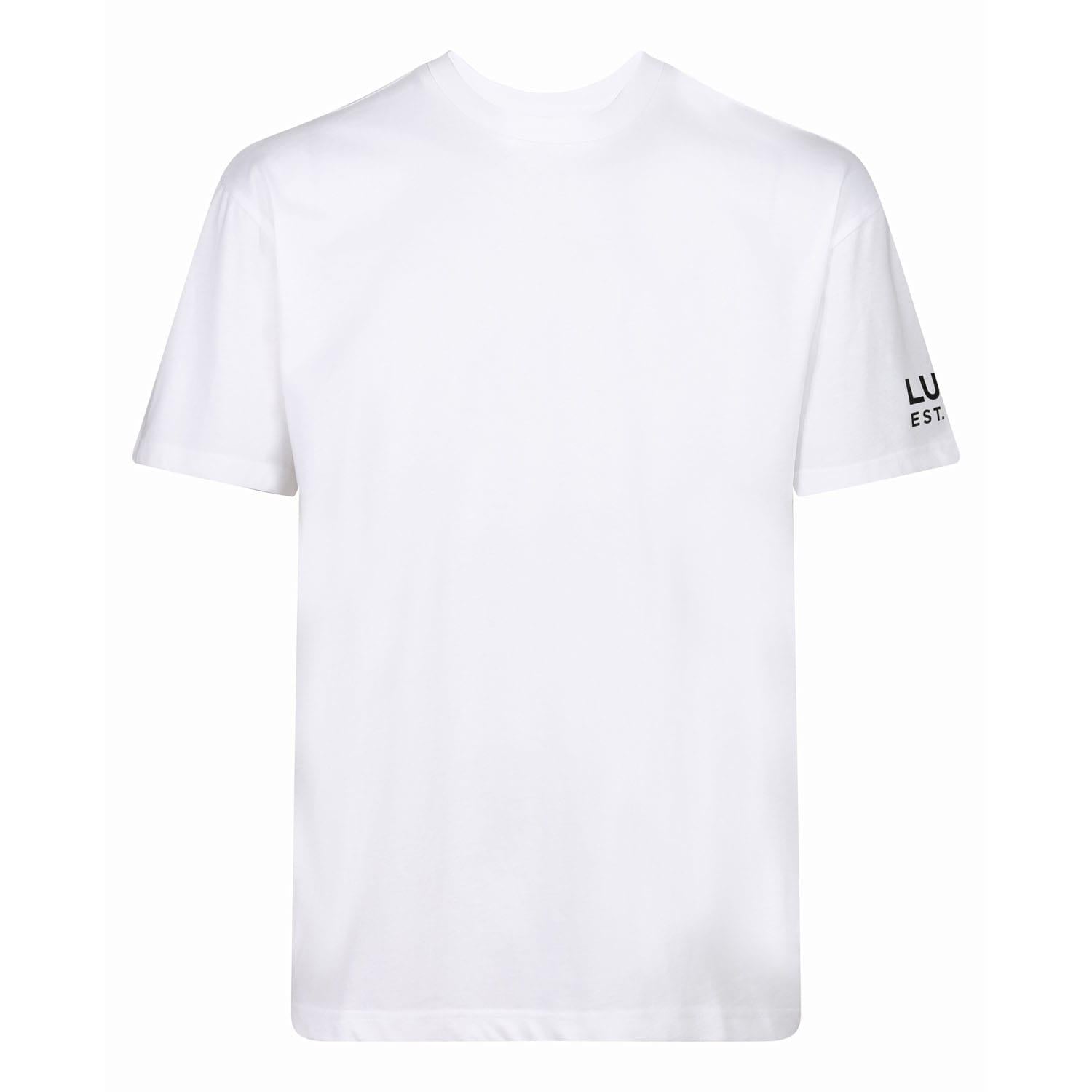 White - Front - Luke 1977 Unisex Adult Zion Back Print T-Shirt