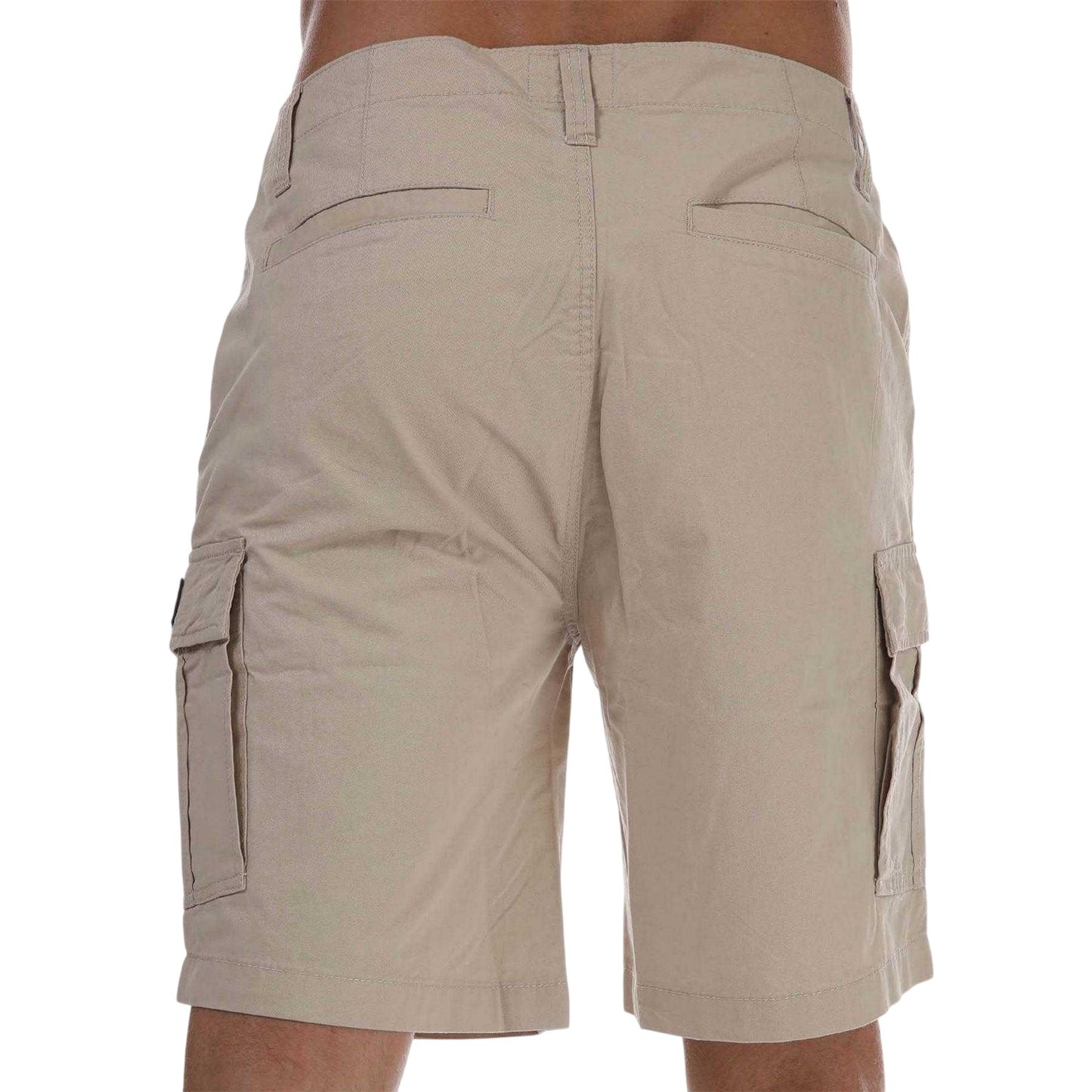 Stone - Back - Weekend Offender Mens High Desert Cargo Shorts