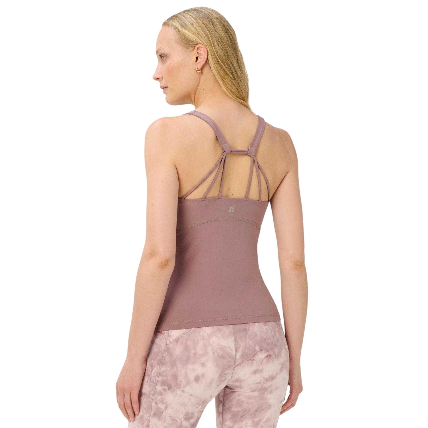 Dusky Purple - Back - Sweaty Betty Womens-Ladies Performance Plain Vest Top