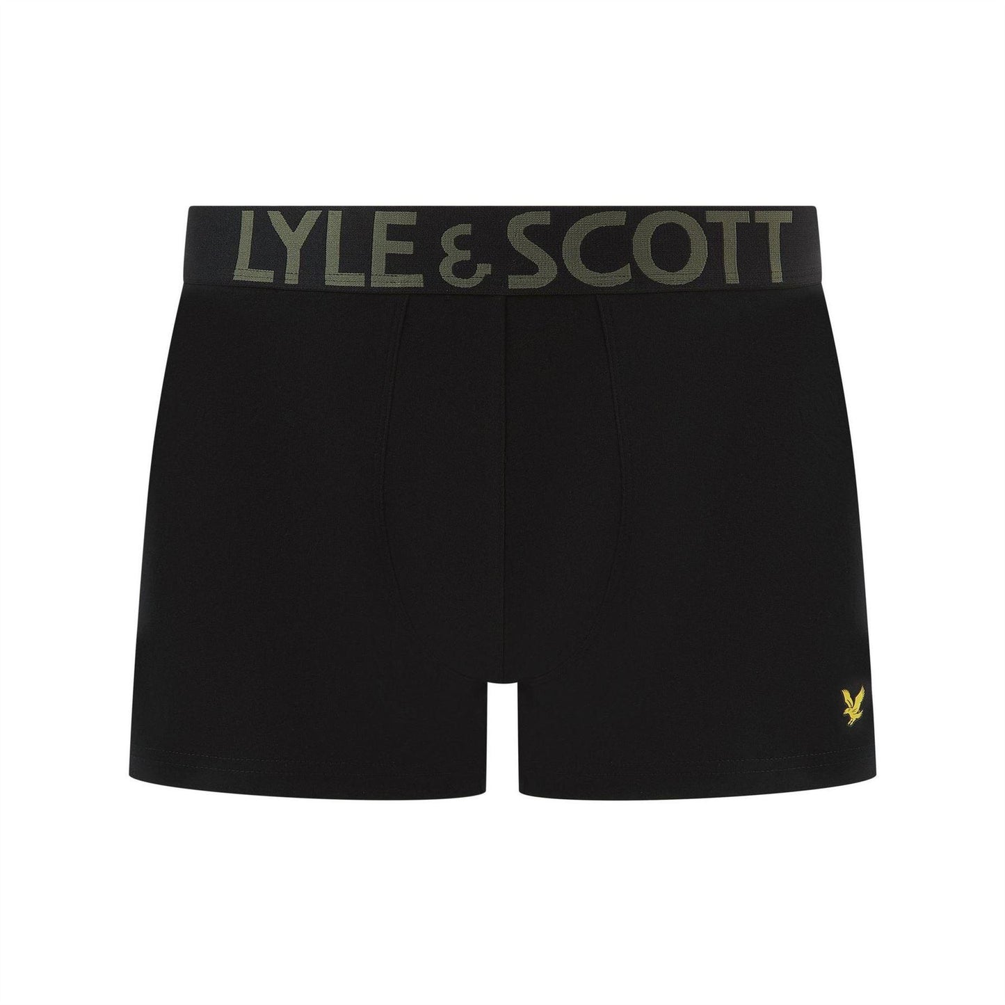 Green-Black - Back - Lyle & Scott Mens Lucian Boxer Shorts (Pack of 3)