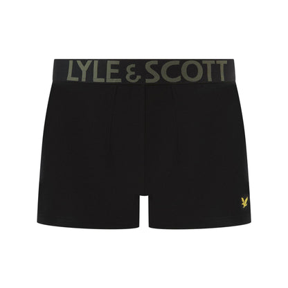 Green-Black - Back - Lyle & Scott Mens Lucian Boxer Shorts (Pack of 3)