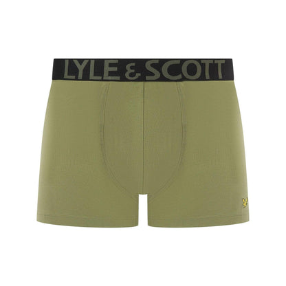 Green-Black - Lifestyle - Lyle & Scott Mens Lucian Boxer Shorts (Pack of 3)
