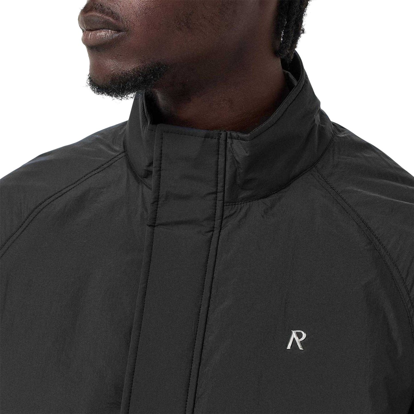 Black - Side - Represent Mens Water Repellent Soft Shell Jacket