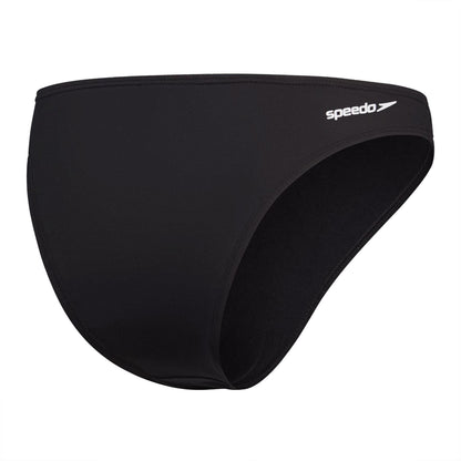 Anthracite - Back - Speedo Womens-Ladies Solid Performance Bikini Bottoms