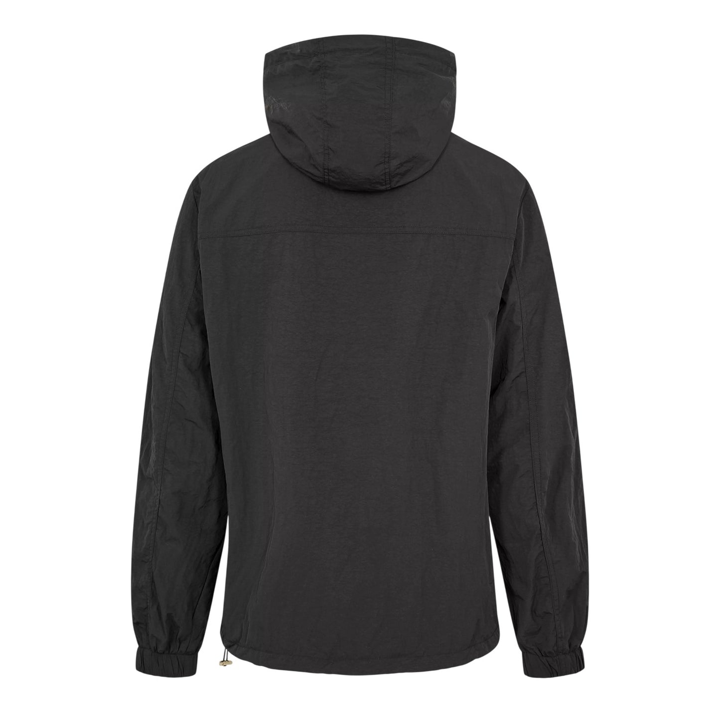 Black - Back - Capo Mens Crinkled Jacket