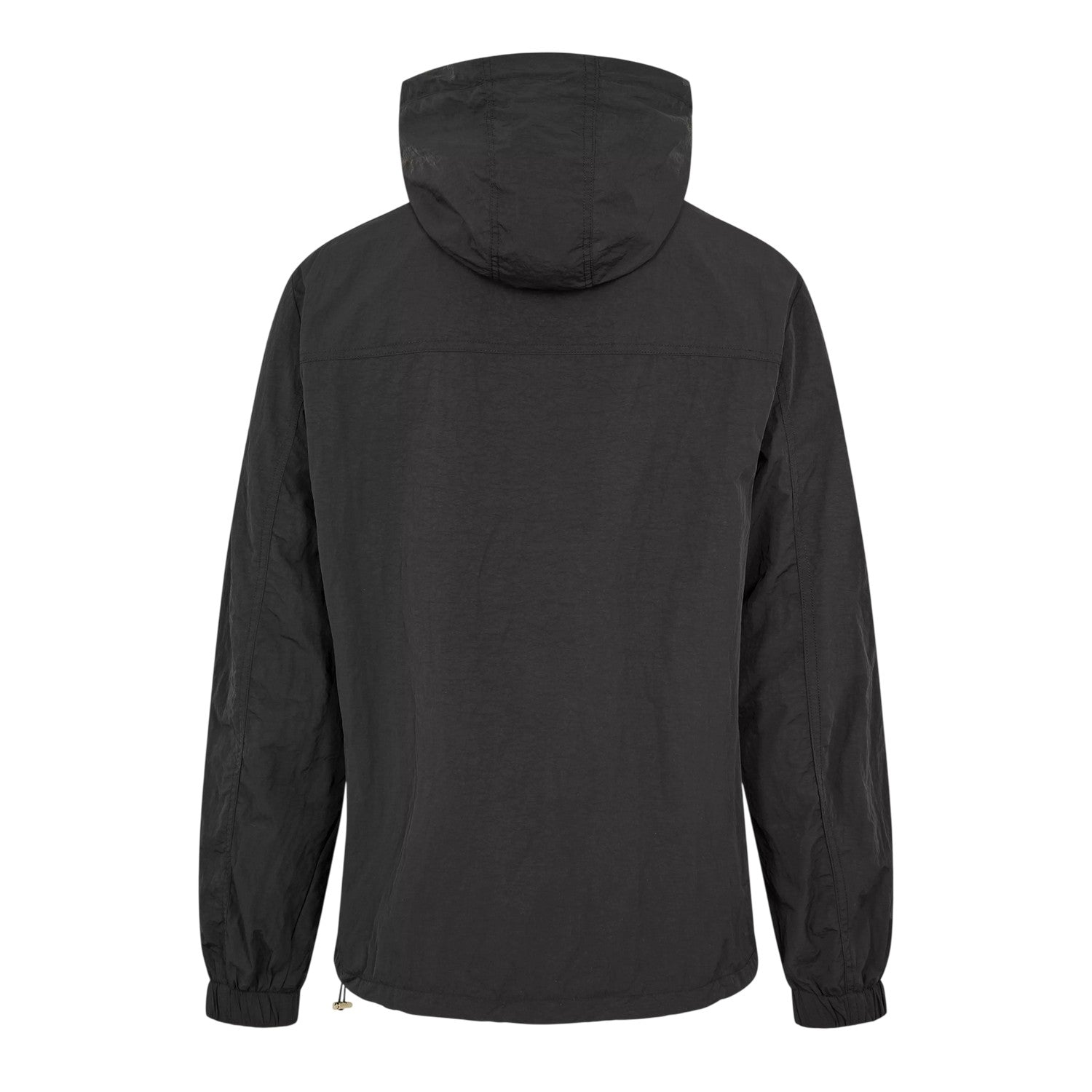 Black - Back - Capo Mens Crinkled Jacket