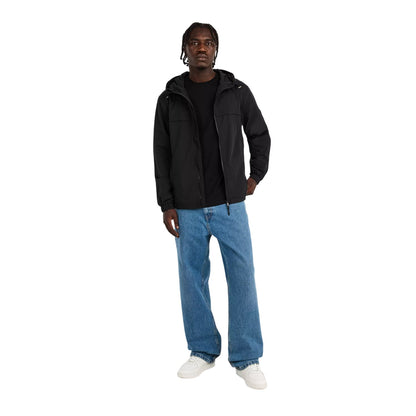 Black - Lifestyle - Capo Mens Crinkled Jacket