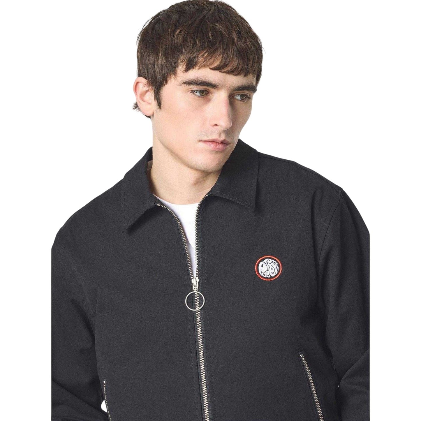 White - Side - Pretty Green Mens Resonance Regular T-Shirt