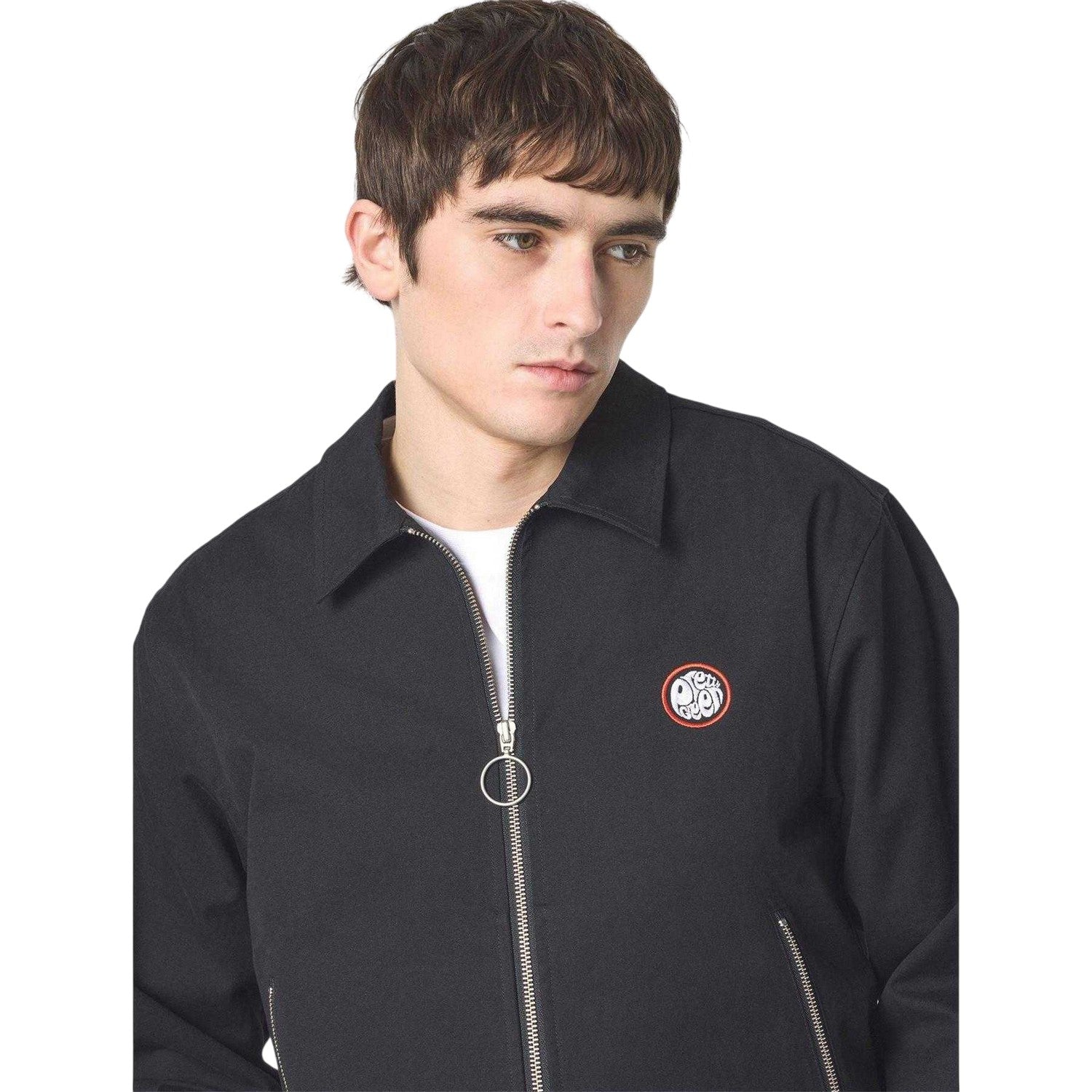 White - Side - Pretty Green Mens Resonance Regular T-Shirt