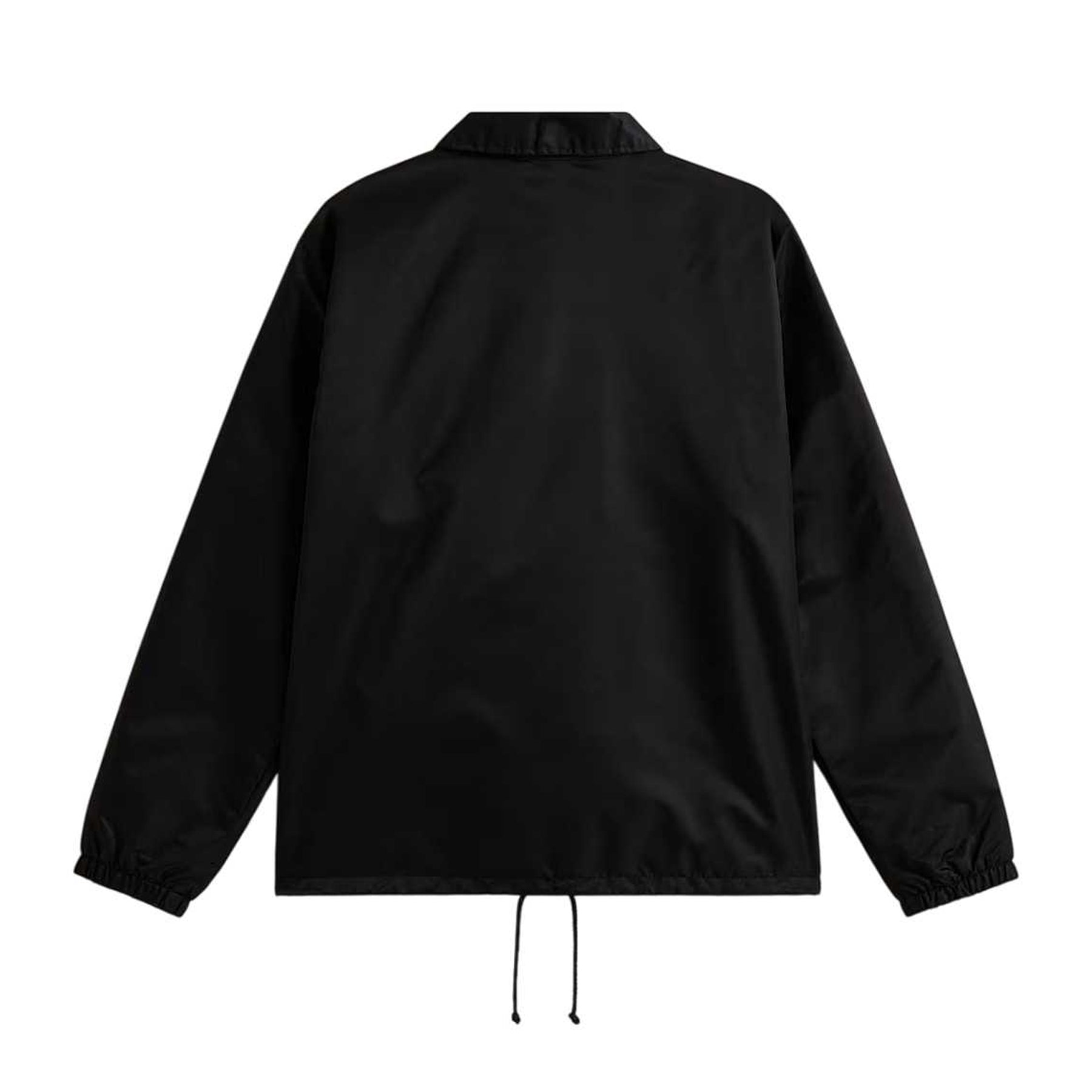 Black-White - Back - Vans Mens Torrey Long-Sleeved Coach Jacket
