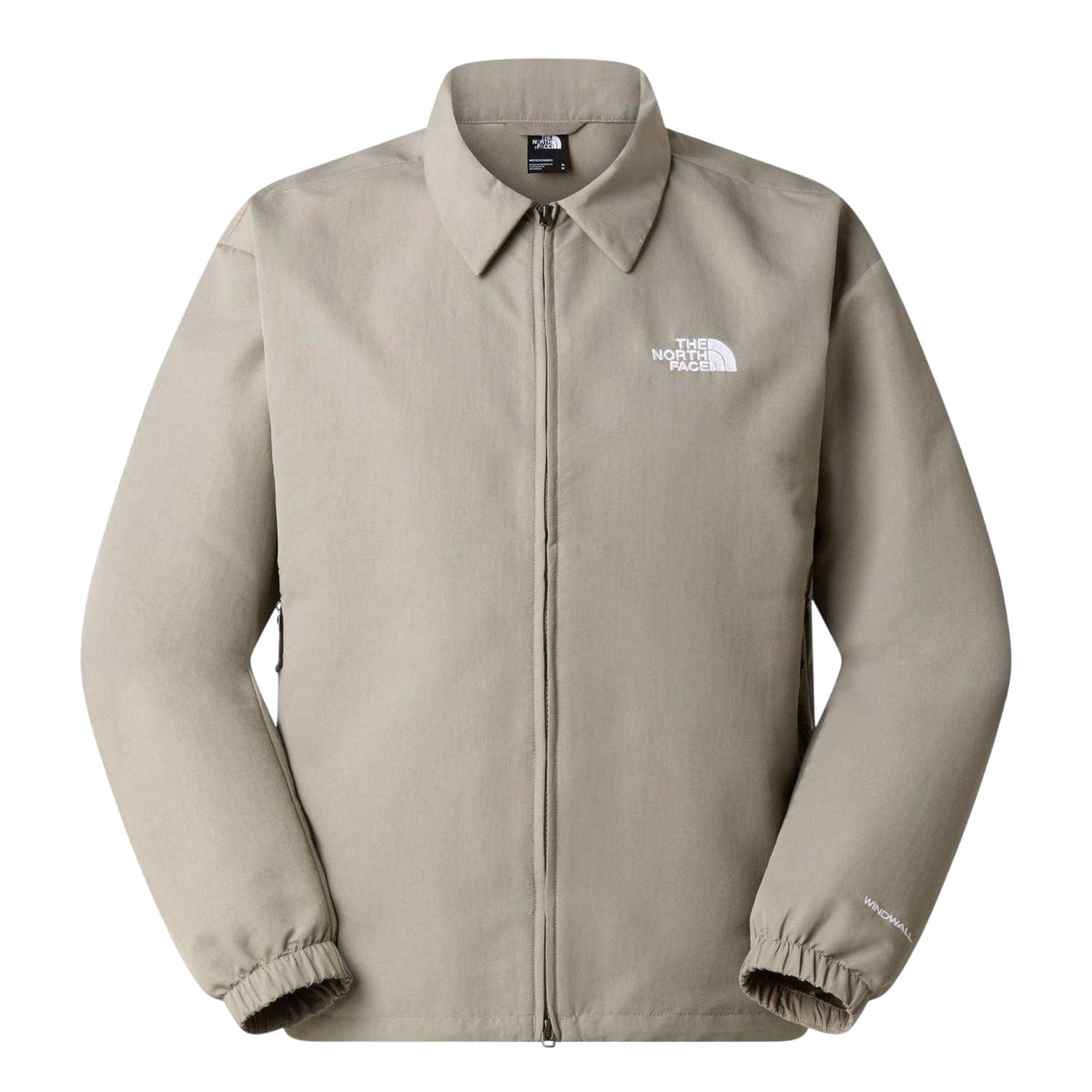 Stone Grey - Front - The North Face Mens Easy Wind Jacket