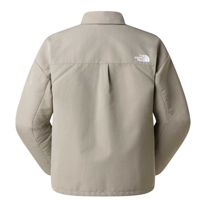 Stone Grey - Back - The North Face Mens Easy Wind Jacket