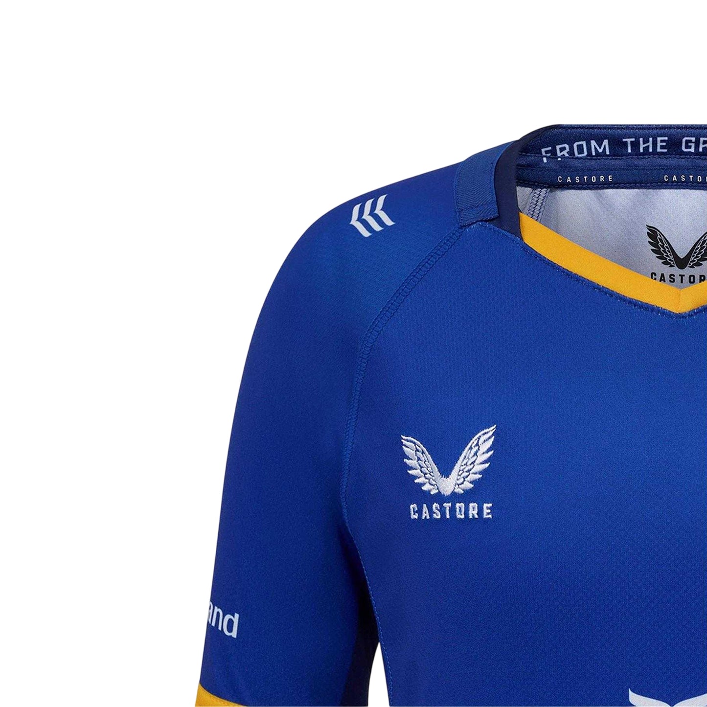 Blue - Side - Castore Childrens-Kids 2026 Leinster Rugby Home Jersey