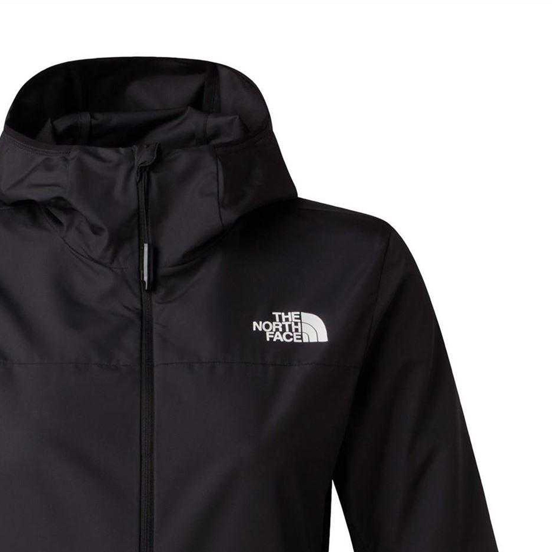 Black - Side - The North Face Womens-Ladies Windproof Packaway Jacket