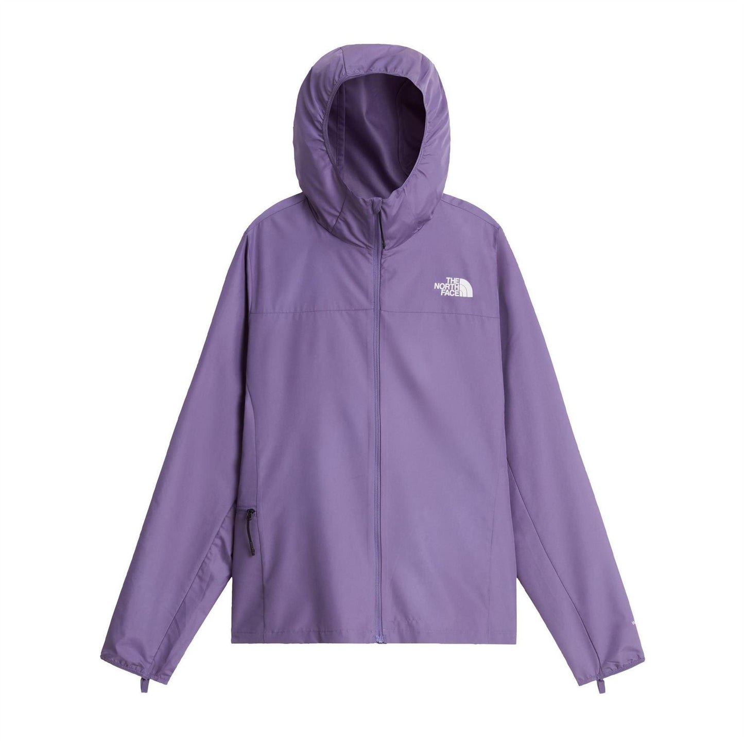 Plum - Front - The North Face Womens-Ladies Windproof Packaway Jacket