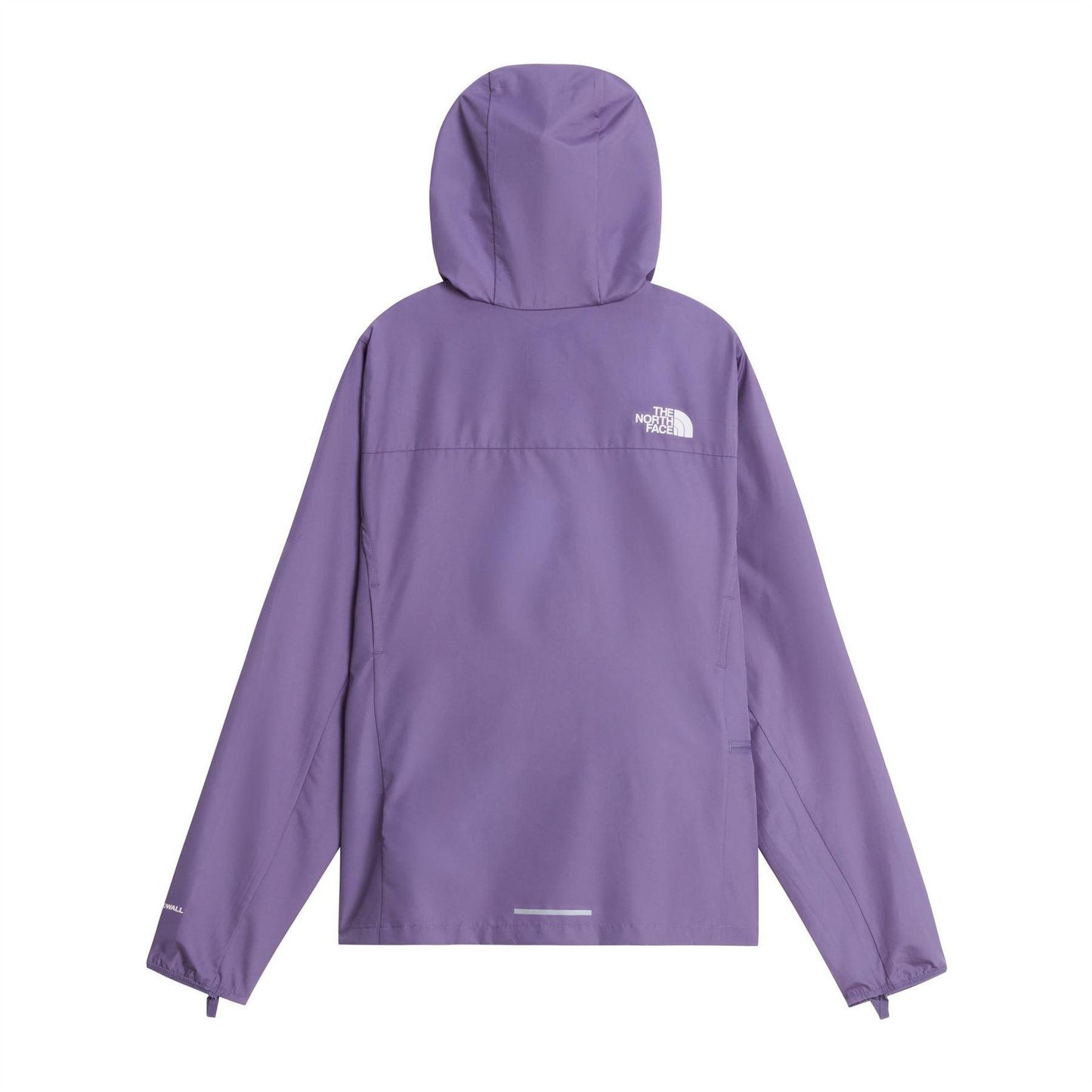 Plum - Back - The North Face Womens-Ladies Windproof Packaway Jacket