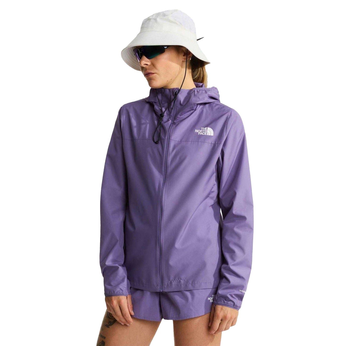 Plum - Lifestyle - The North Face Womens-Ladies Windproof Packaway Jacket