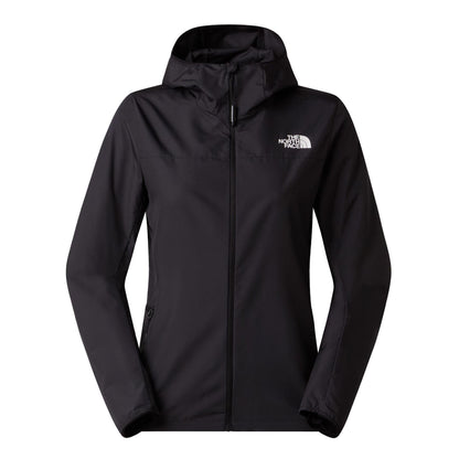 Black - Front - The North Face Womens-Ladies Windproof Packaway Jacket