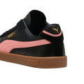 Pink-Black - Close up - Puma Unisex Adult Club II Era Leather Trainers