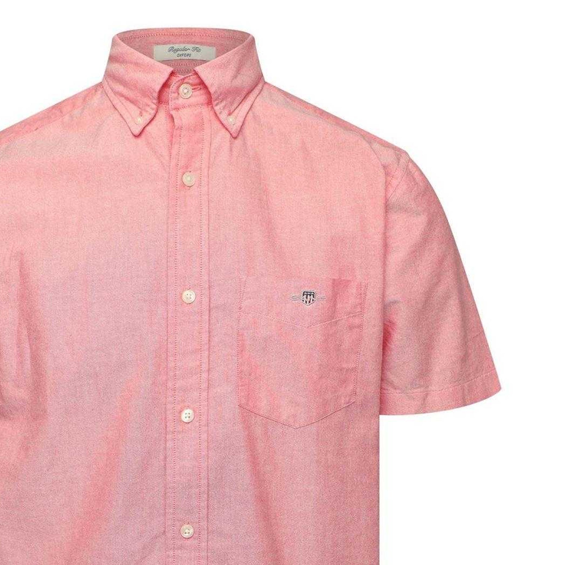 Sunset Pink - Side - Gant Mens Classic Regular Shirt
