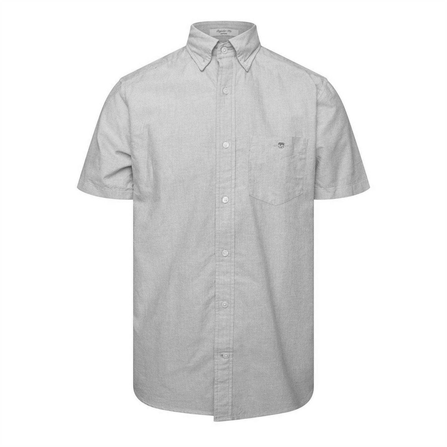 Milky Green - Front - Gant Mens Classic Regular Shirt