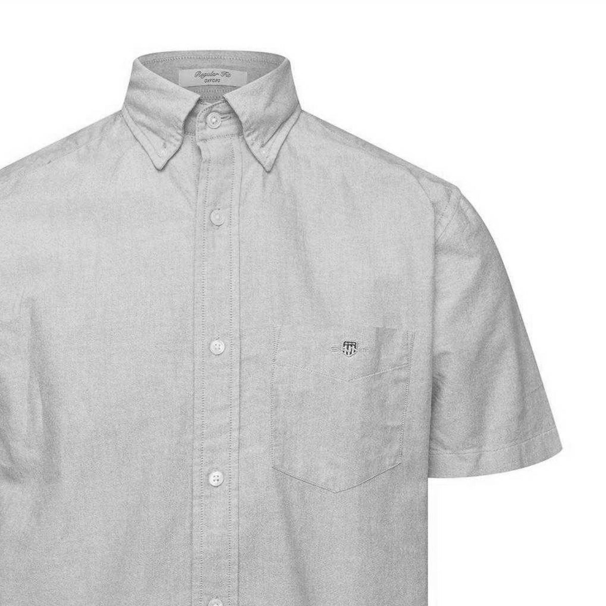 Milky Green - Side - Gant Mens Classic Regular Shirt