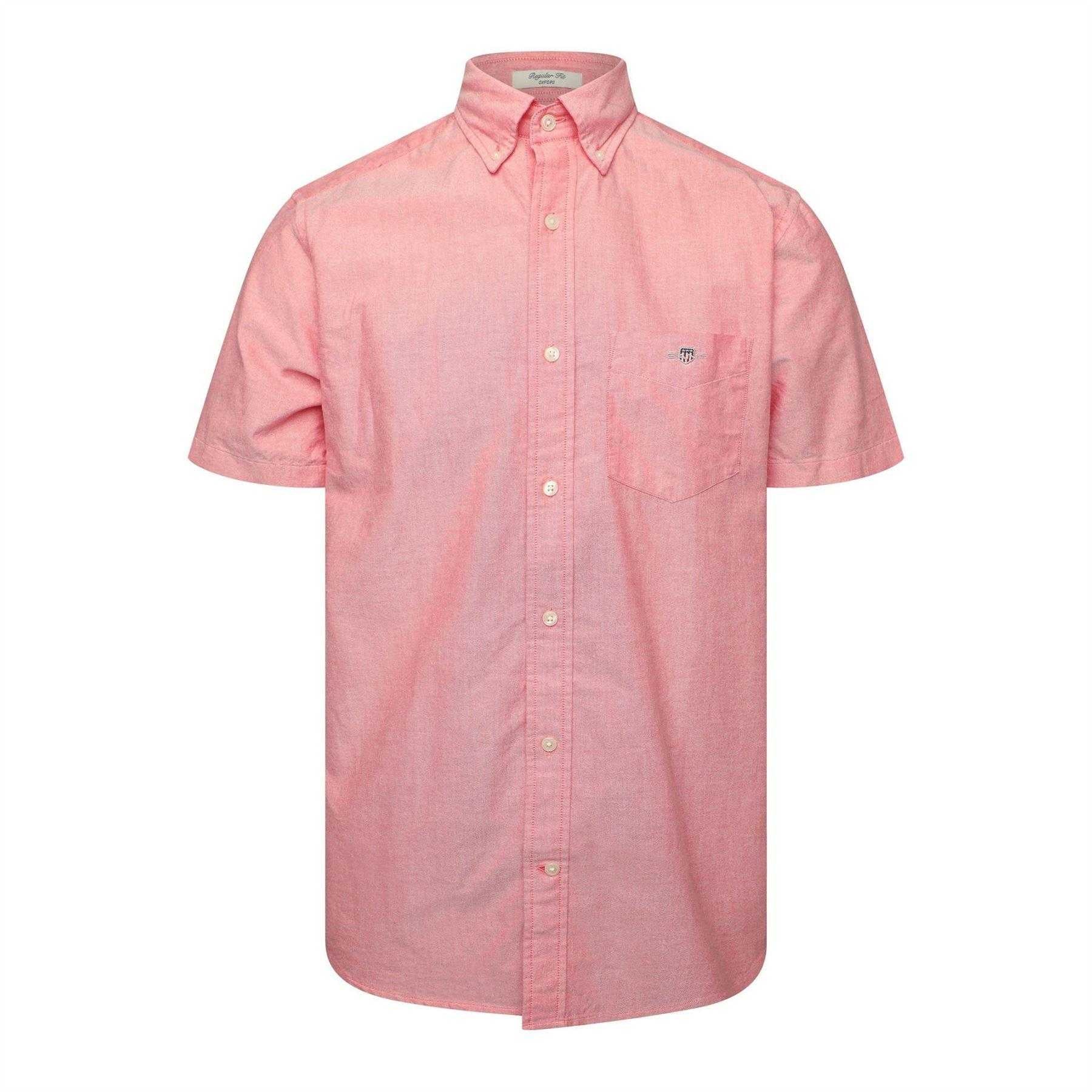 Sunset Pink - Front - Gant Mens Classic Regular Shirt