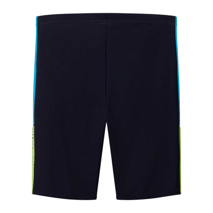 Anthracite-Teal - Back - Speedo Mens Dive Jammer Shorts