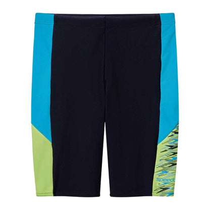 Anthracite-Teal - Front - Speedo Mens Dive Jammer Shorts