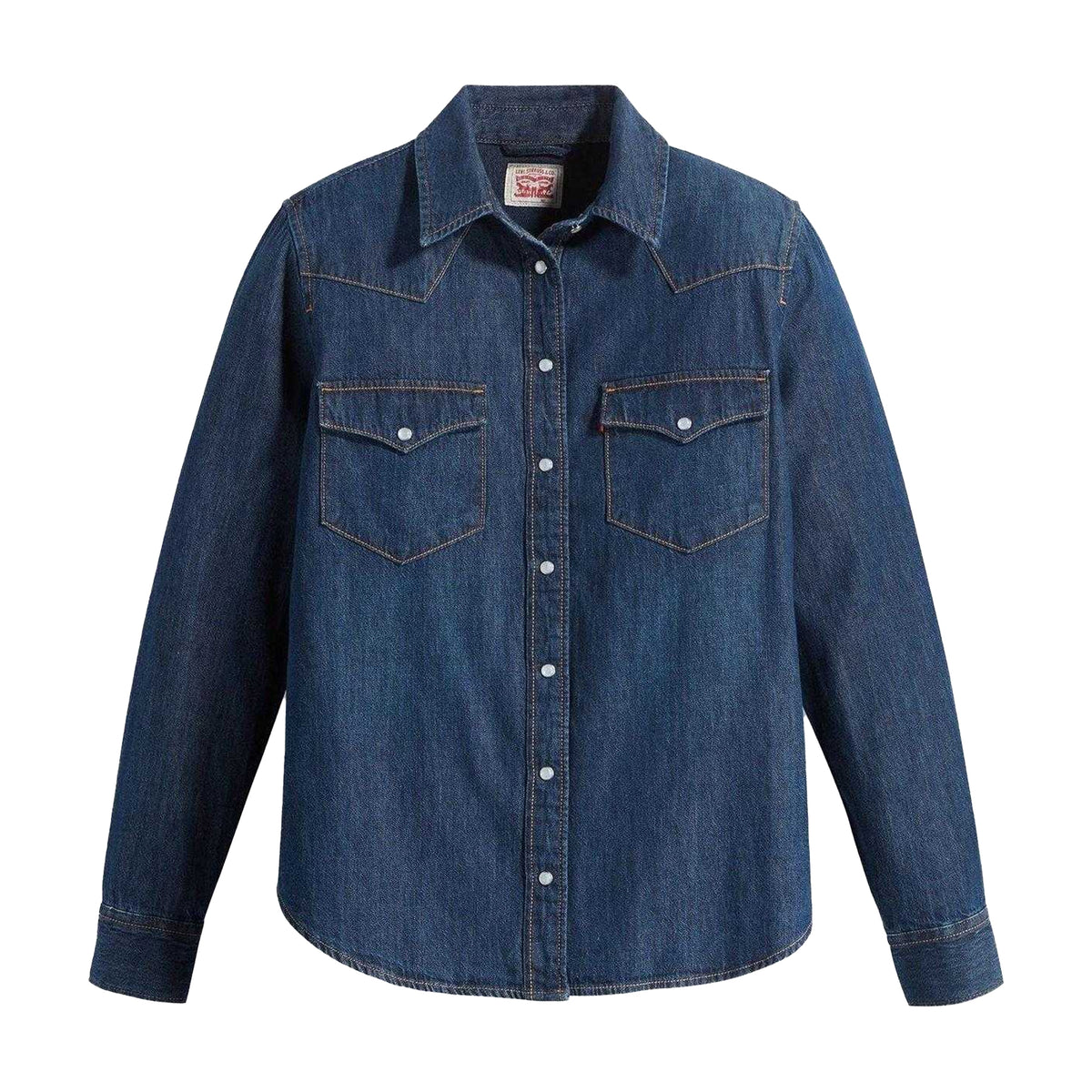 Smokin Hot - Front - Levis Womens-Ladies Ultimate Western Denim Shirt