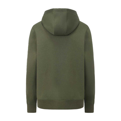 Khaki Green - Back - Slazenger Mens Embroidered Logo Fleece Hoodie