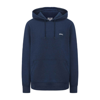 Steel Blue - Front - Slazenger Mens Embroidered Logo Fleece Hoodie