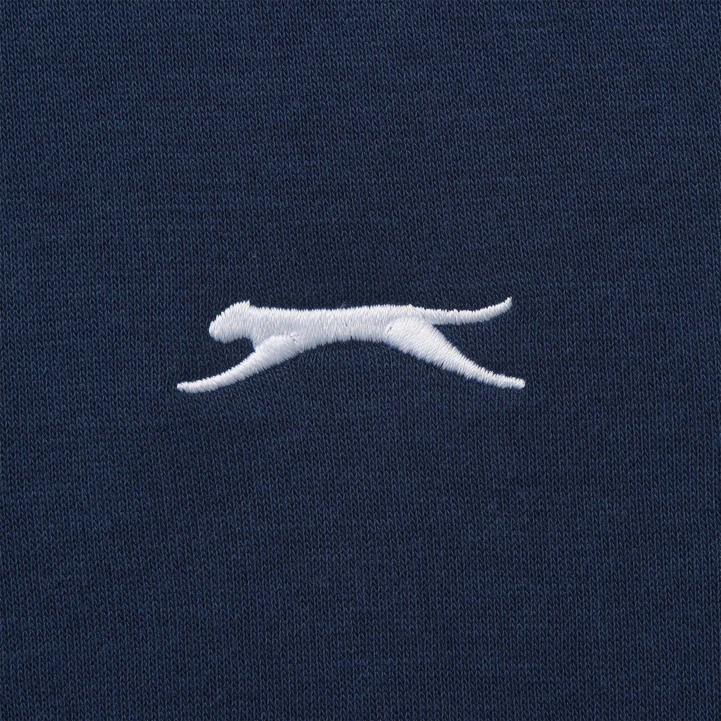 Steel Blue - Lifestyle - Slazenger Mens Embroidered Logo Fleece Hoodie